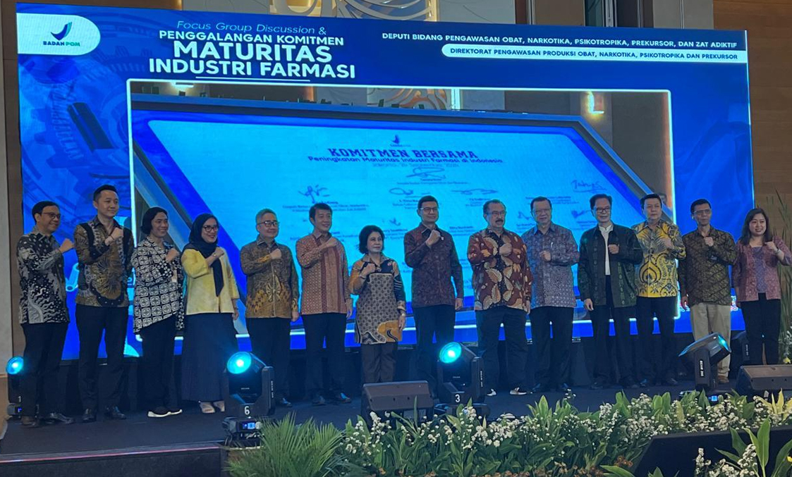 Penggalangan Komitmen Maturitas Industri Farmasi Tahun 2024 oleh BPOM